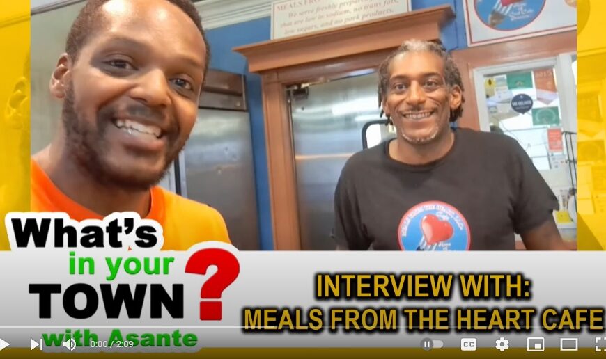 Asante interviews Meals from the heart cafe