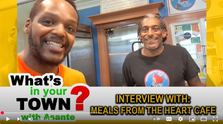Asante interviews Meals from the heart cafe